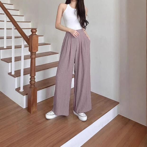 Damen weite Faltenhose WW