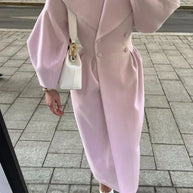 WW | Mantel - Doppelbreasted - Übergröße Ärmel - Maßgeschneiderte Passform - Elegant & Chic