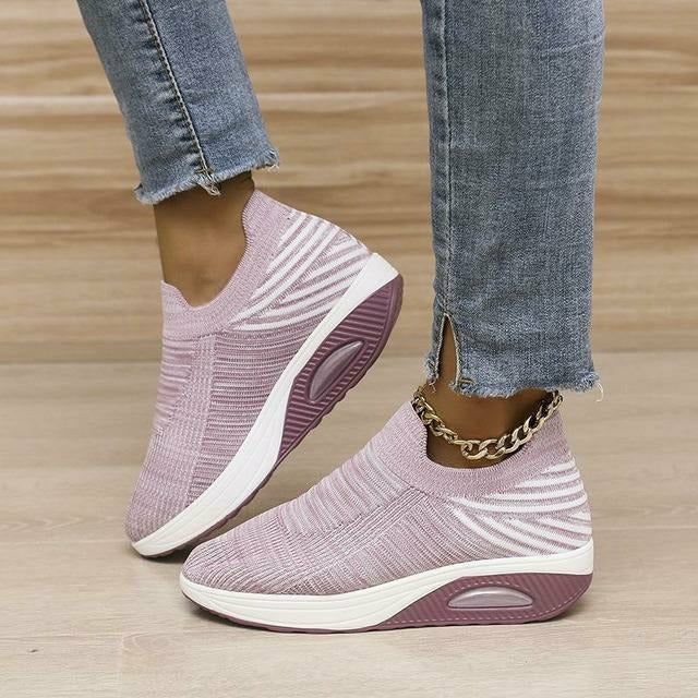 W&W Mode | Lässig Gestreifte Sneaker