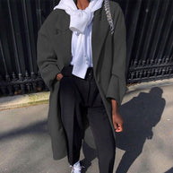 Damen Oversized Mantel im eleganten Design WW