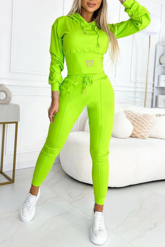Femme Stylisches Sportliches Trainingsanzug Set WW