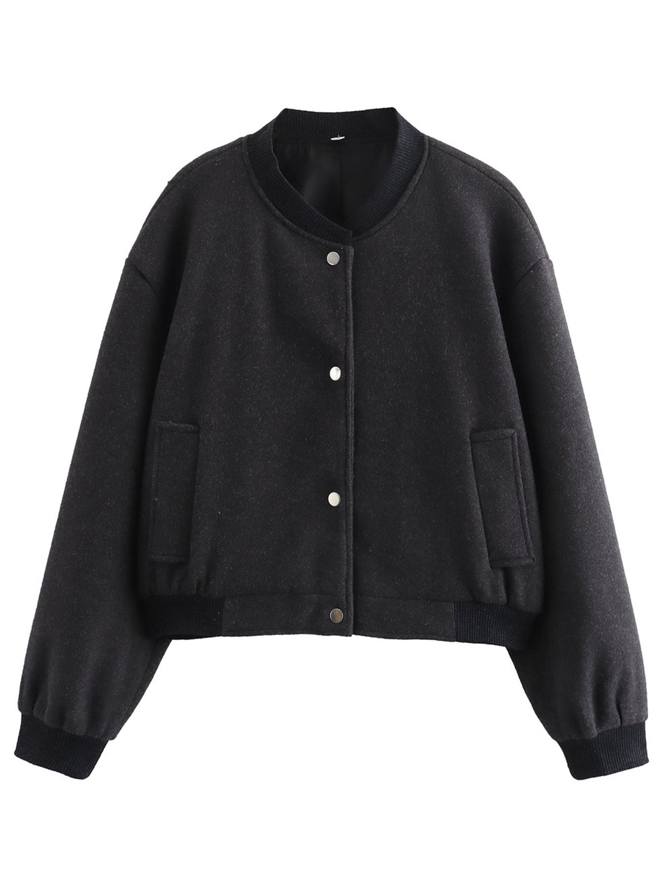 Damen Gepolstertes weiches Bomberjacke
