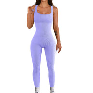 Damen Sportlicher Bodycon-Jumpsuit WW
