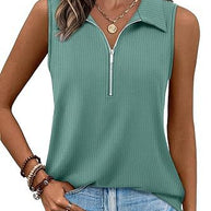 Damen Poloshirt mit Zipper WW