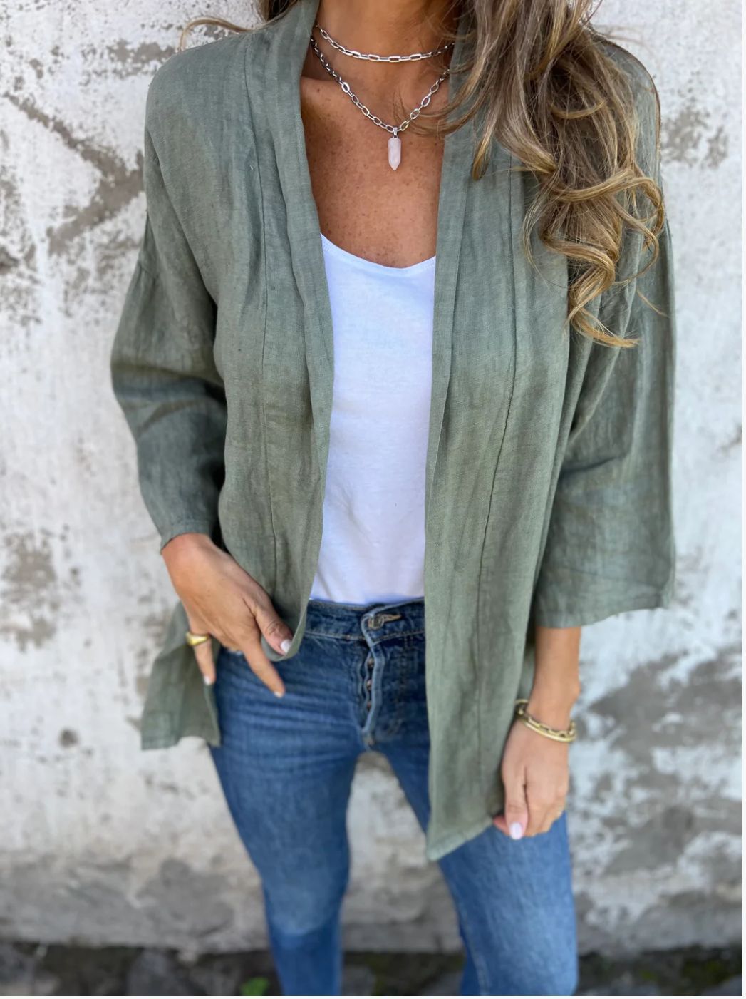 Damen lässige Sommerjacke W&W Mode
