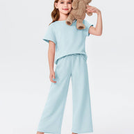 Damen sommerliches Freizeit-Set aus leichter, atmungsaktiver Baumwolle WW