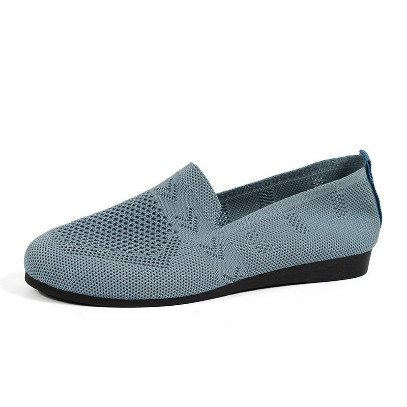 Damen Slip-On Sneakers mit atmungsaktiver Netzstruktur und elastischem Komfort WW