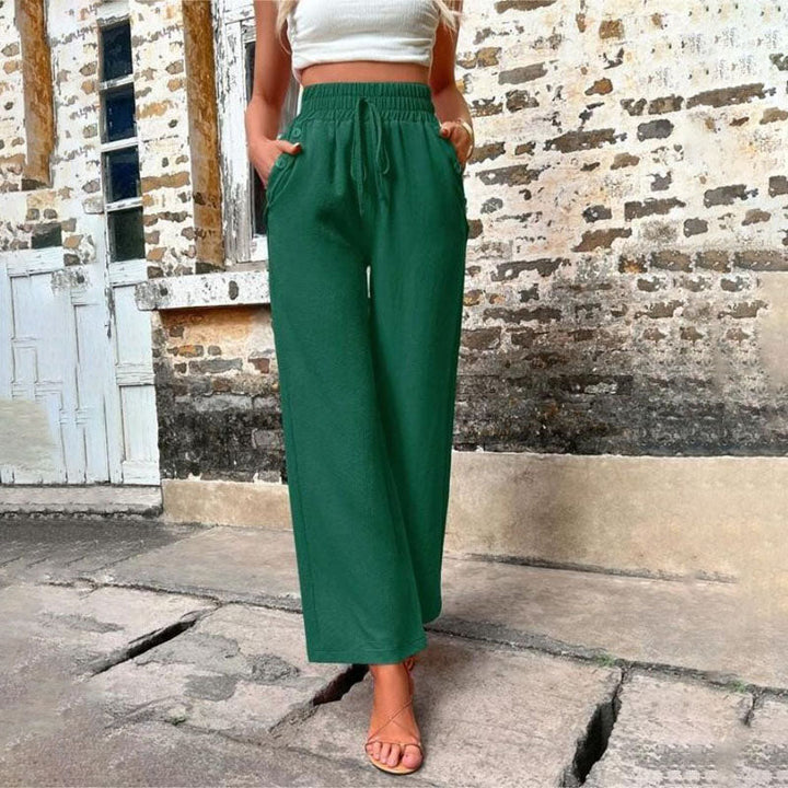 W&W Mode | Farbige Luftige Sommerhosen Damen Mit Weitem Bein Für Frauen