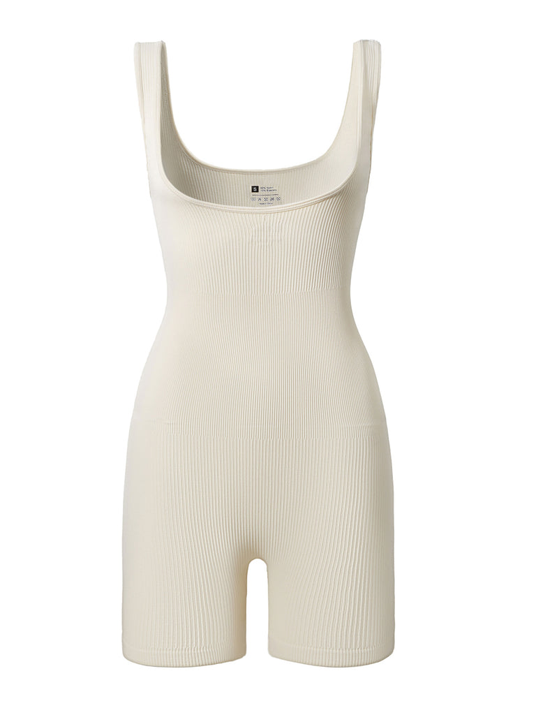 Damen figurbetontes Onesie mit breiten Trägern WW