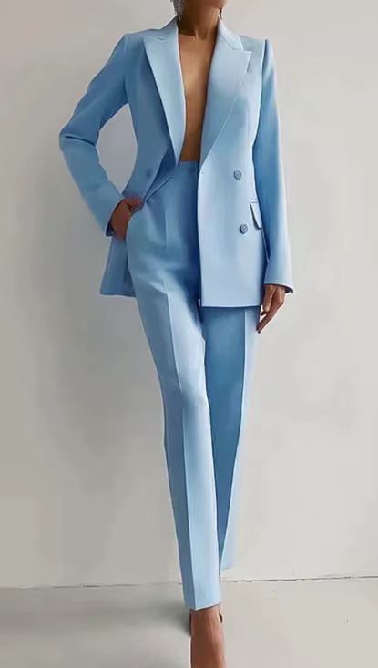 WW | Elegante Blazer Und Hosen Satz