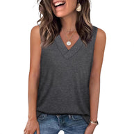 Damen Relaxed Fit V-Ausschnitt Tanktop WW