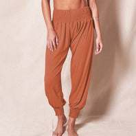 Damen luftige Sommerhose mit elastischem Bund WW
