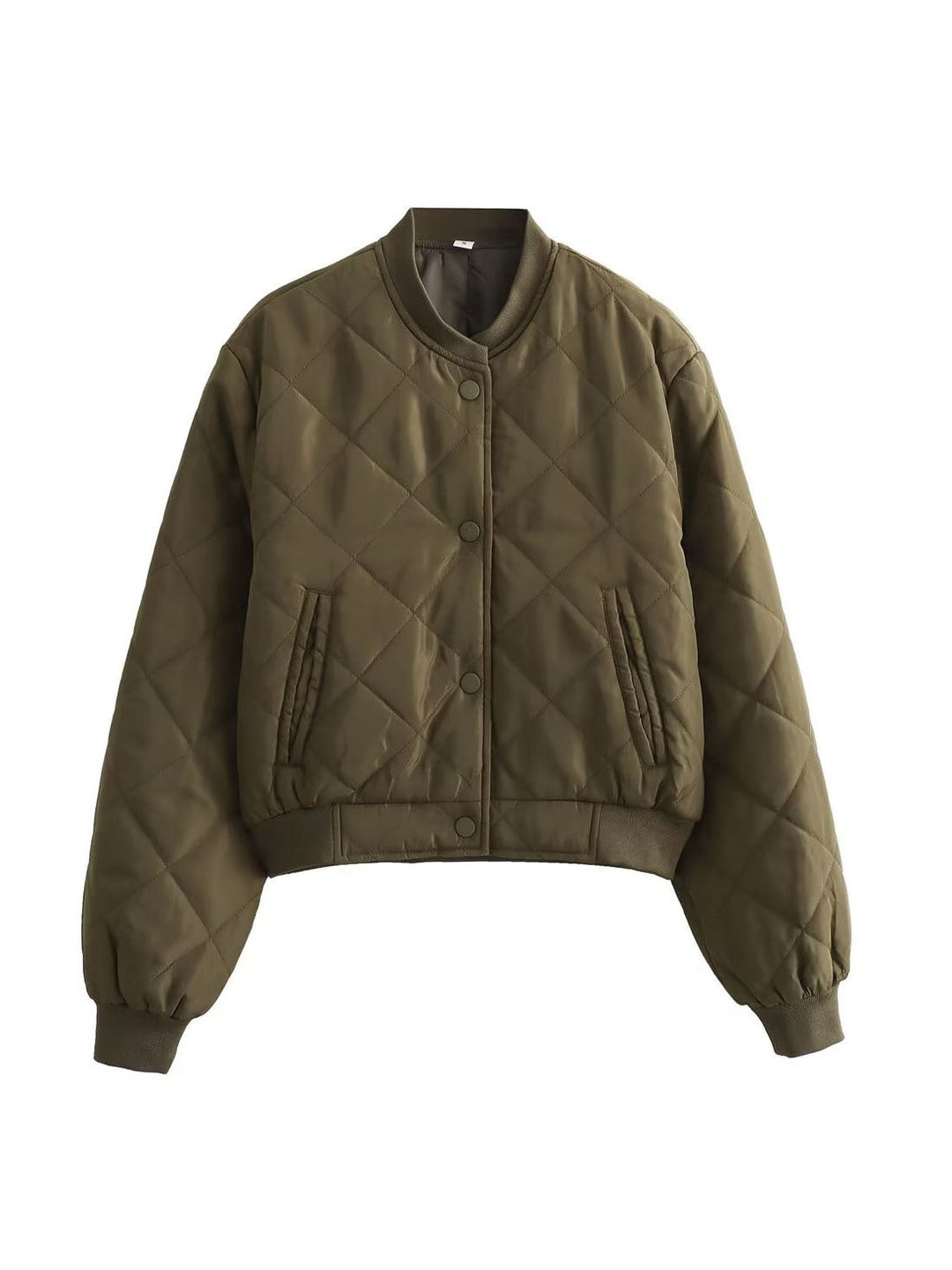 W&W Mode | Argyle-Muster Bomberjacke für Frauen