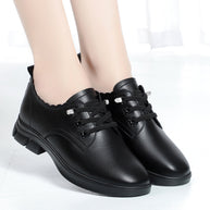 Damen Schnürschuhe mit eleganter Kante und rutschfester Sohle WW