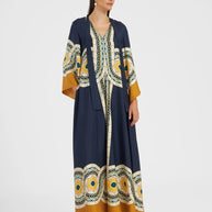 WW | Bedrucktes Dreiviertelarmkleid