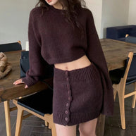 Damen Strickbluse mit Knopfdetails und luxuriösem Komfort WW