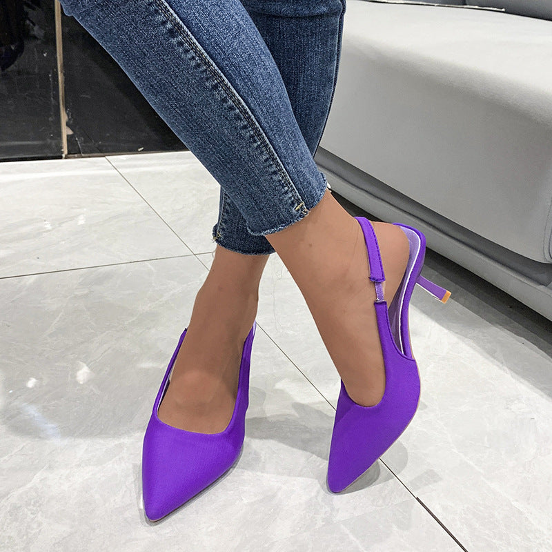 Damen Slingback-Pumps mit spitzer Zehenpartie und elegantem Absatz WW