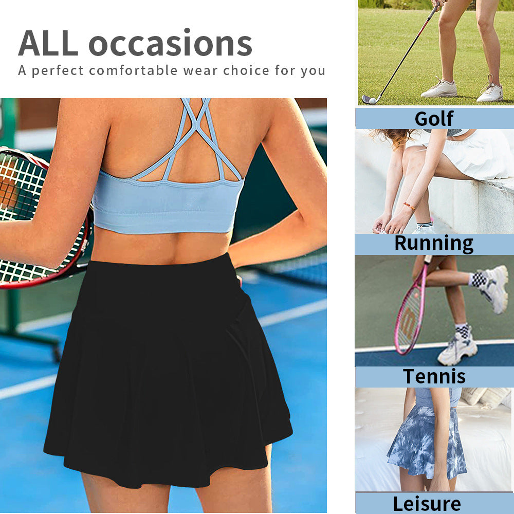 Damen Sportrock mit integrierter Leggings und atmungsaktiver Technologie WW