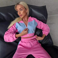 Damen Sportliches Loungewear-Set mit Kapuze und weitem Schnitt WW