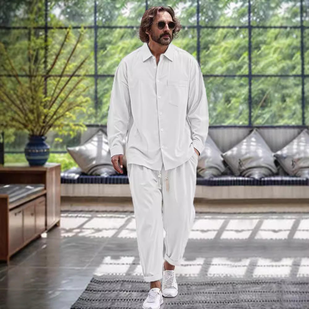 Herren Freizeitanzug im modernen Oversize-Schnitt mit hochwertiger Baumwollmischung WW