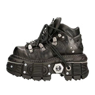 Damen Stabile High-Top Stiefel mit robuster Gummisohle WW