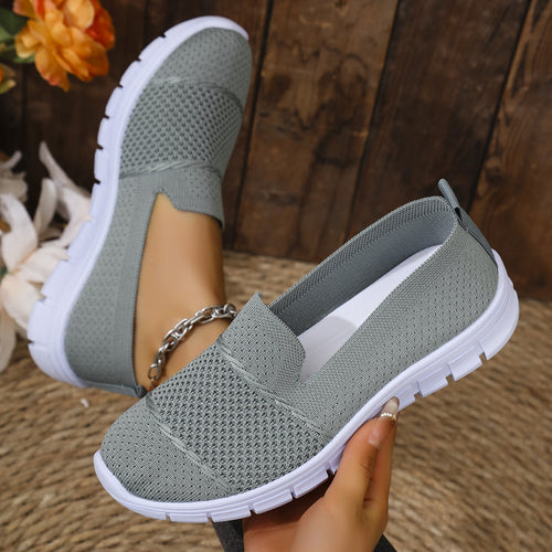 Damen Atmungsaktive Slip-On Sneakers mit flexiblem Sohlenkomfort WW
