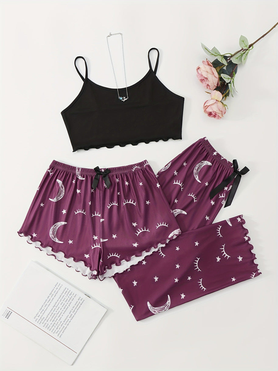 Damen Schlafanzug Set WW