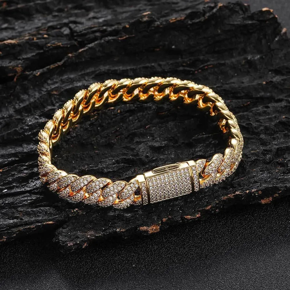 W&W Mode | Hip Hop Fashion Schmuckarmband mit Zirkonia