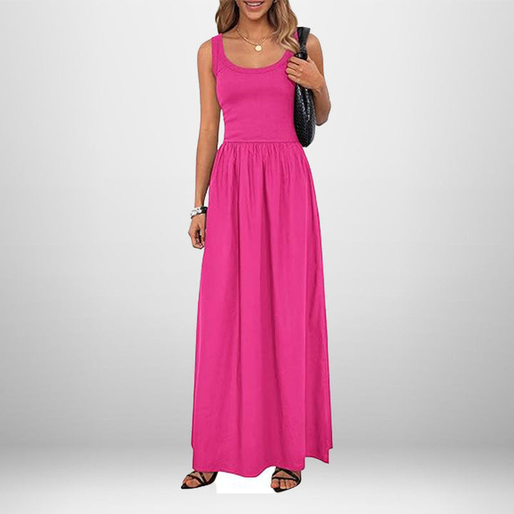 Damen Maxikleid mit elegantem, weiter Schnitt W&W Mode