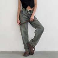 Damen Relaxed Fit Jeans mit lässigem Schnitt und hochwertigen Materialien WW