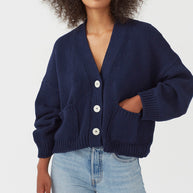 Damen Strickjacke mit praktischen Taschen WW