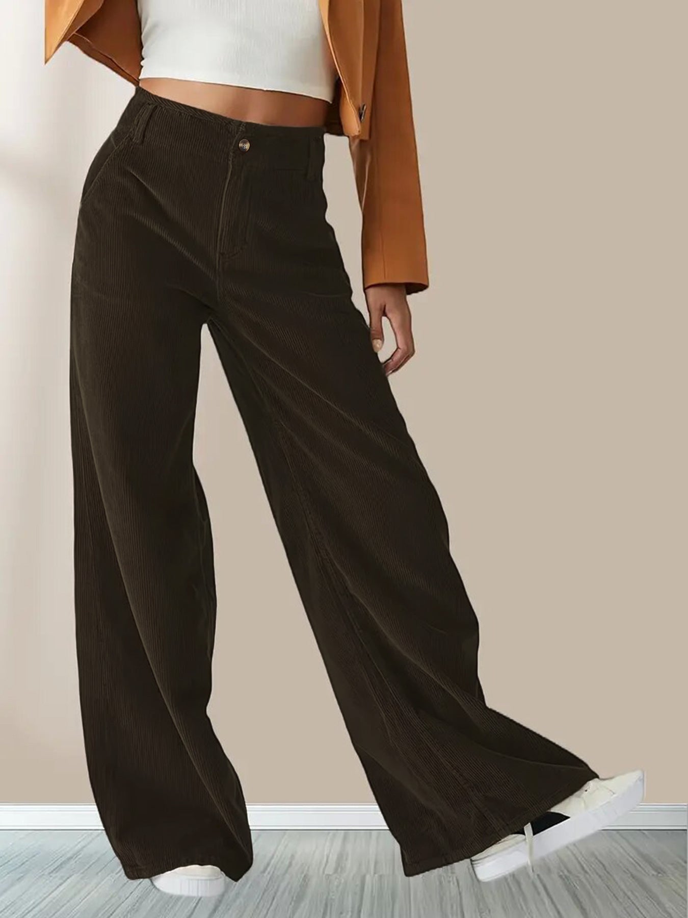 Damen Weite Cordhose WW