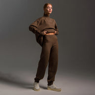 Damen Steckpullover und lässige Freizeithose Set WW