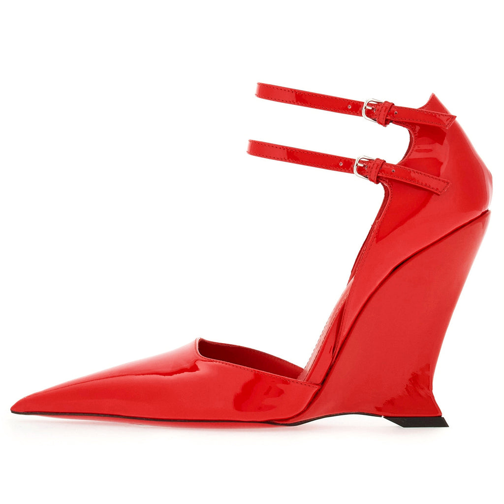 Damen Elegante Wildleder Keilpumps WW