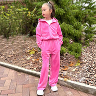 Damen sportliches Fleece-Trainingsanzug WW