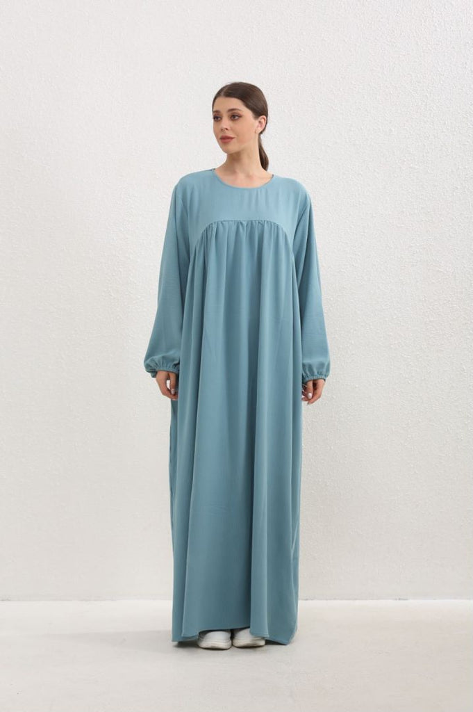 Damen Langes Kleid mit lässigem Schnitt und praktischen Taschen WW