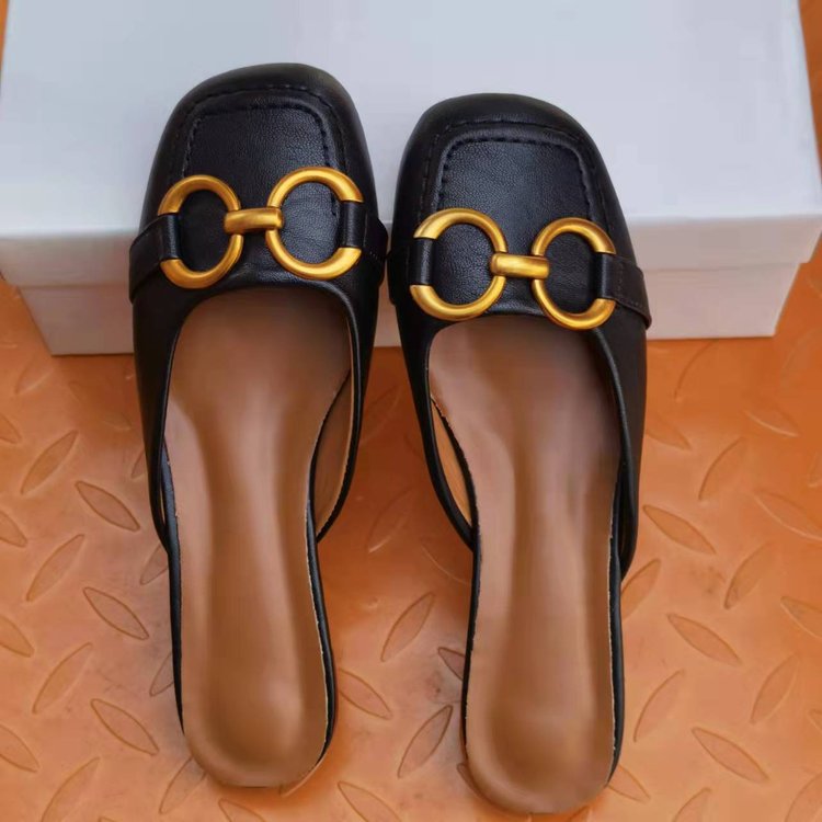 Damen Elegante und bequeme Schuhe mit schickem Metallverschluss W&W Mode