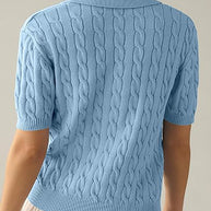 WW | Polo-Kragen Twist Strickpullover