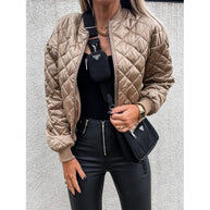 Damen Steppjacke mit elastischem Bund und praktischen Taschen WW