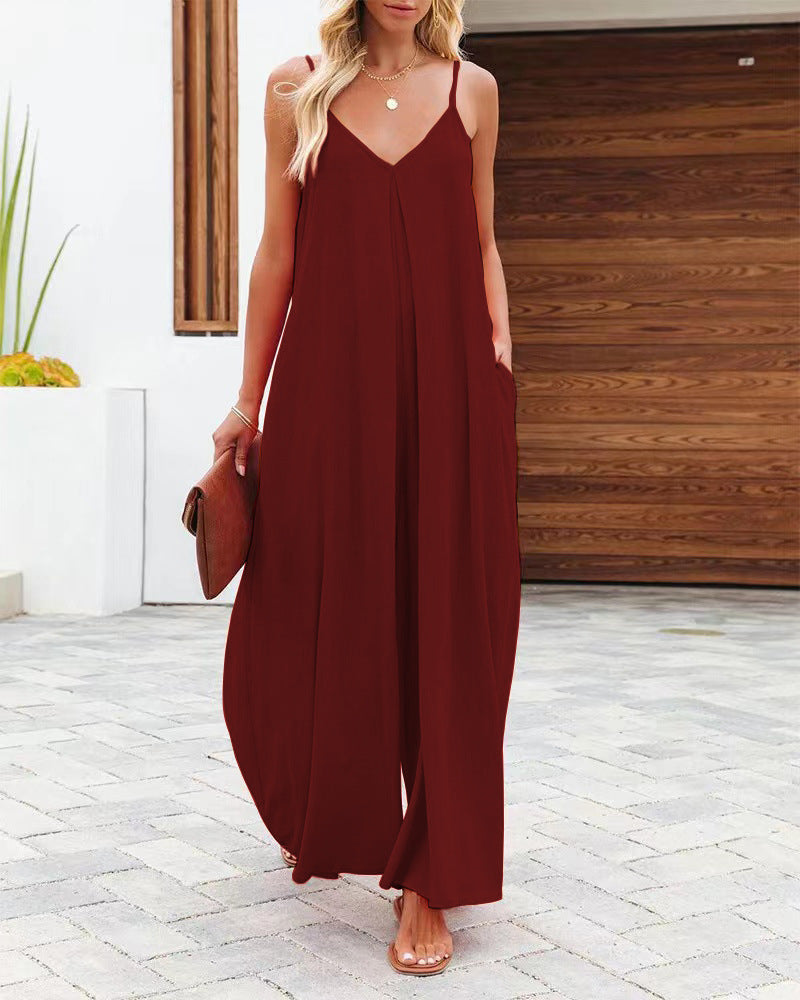 Damen luftiges Maxikleid