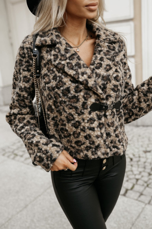 Damen Wickeljacke im modischen Zebra-Design WW