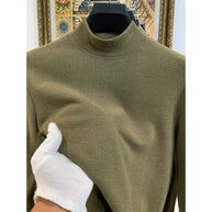 Damen Stehkragen Pullover aus weicher Baumwollmischung WW