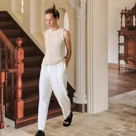 Damen Strickoberteil mit raffiniertem Lochmuster WW