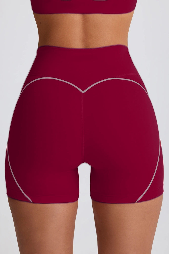 Damen Sport Shorts mit hohem Bund und innovativem Design WW