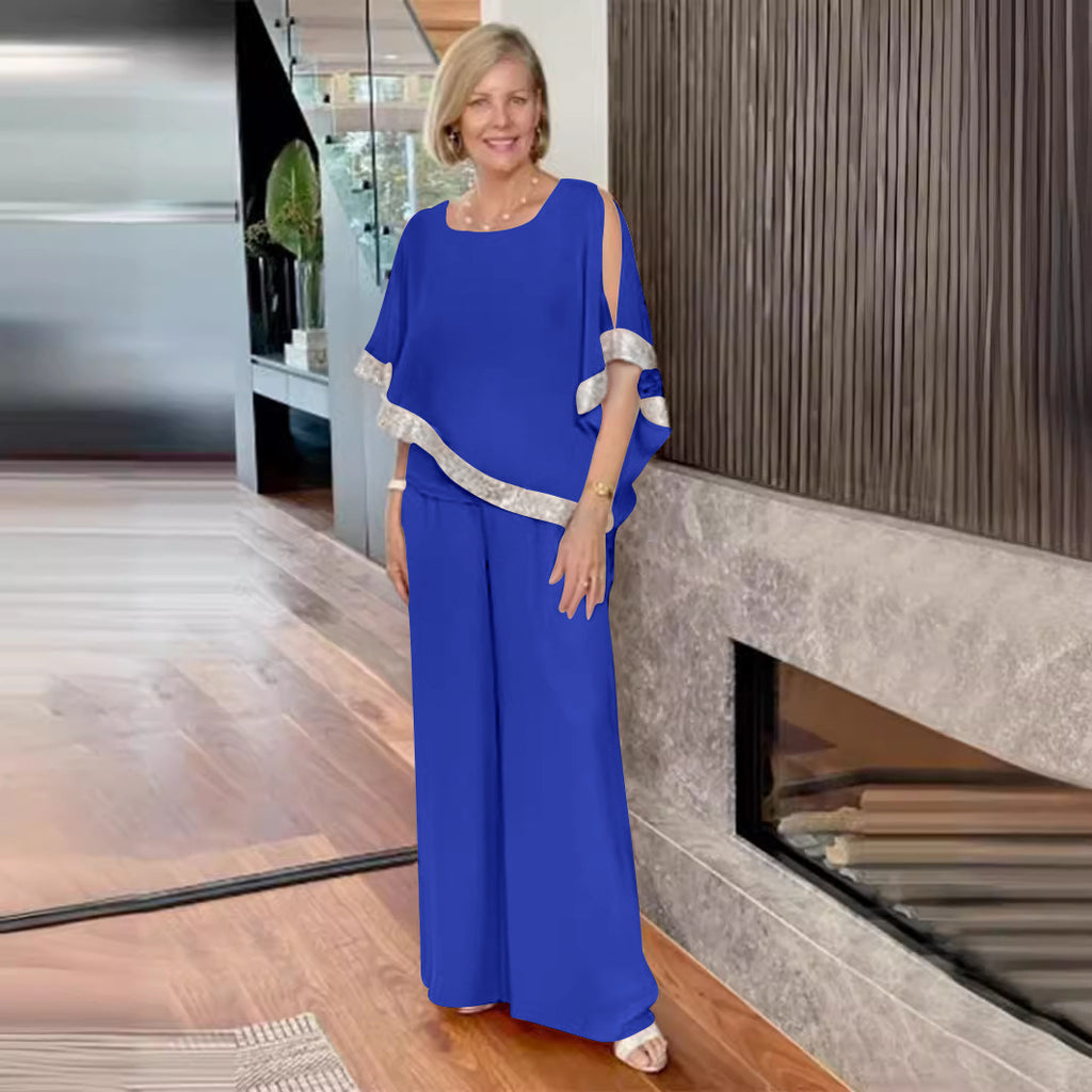 Damen Elegant geschnittenes Zweiteiliges Ensemble WW