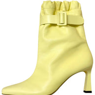 Damen Slouchy High-Heel Stiefeletten mit Schnallen-Detail WW