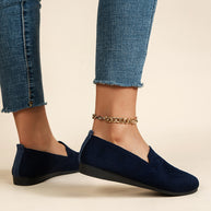 Damen Atmungsaktive Slip-On Espadrilles mit flexiblem Fußbett WW