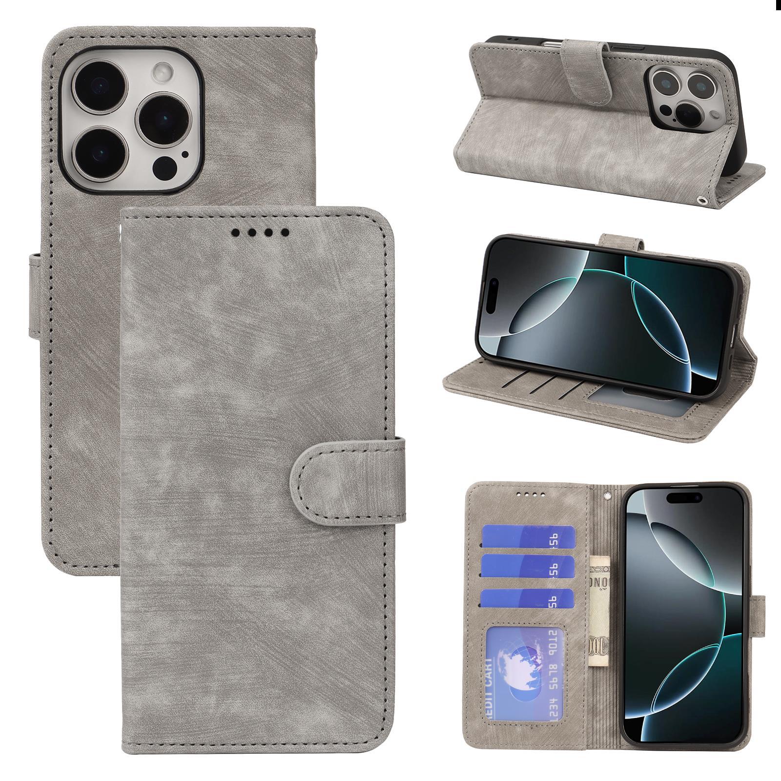 W&W | Apple kleine runde Schnalle Flip Handyhülle