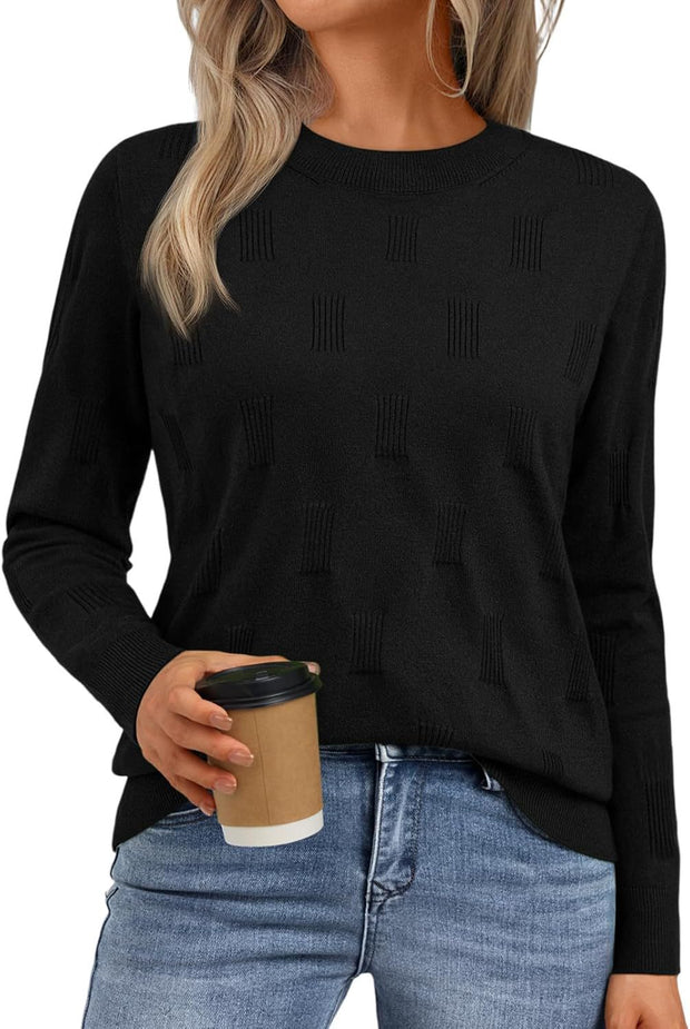 Damen Strickpullover mit strukturiertem Muster WW
