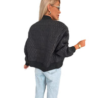 Damen Steppjacke mit komfortabler Passform und elastischen Bündchen WW